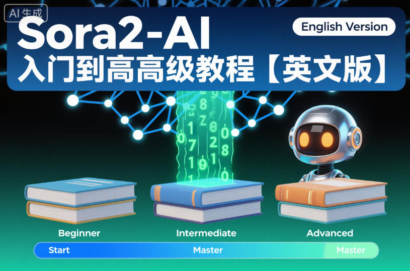 Sora2-AI入门到高级教程【英文版】-繁星源码网