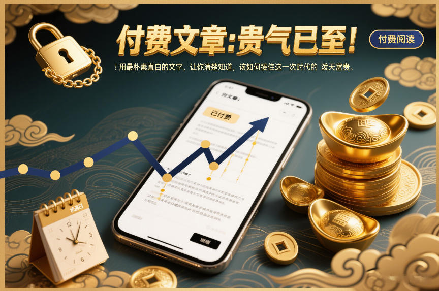 付费文章：贵气已至！用最朴素直白的文字，让你清楚知道，该如何接住这一次时代的泼天富贵-繁星源码网