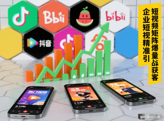 企业短视频精准引流矩阵获客，短视频矩阵爆量战法-繁星源码网