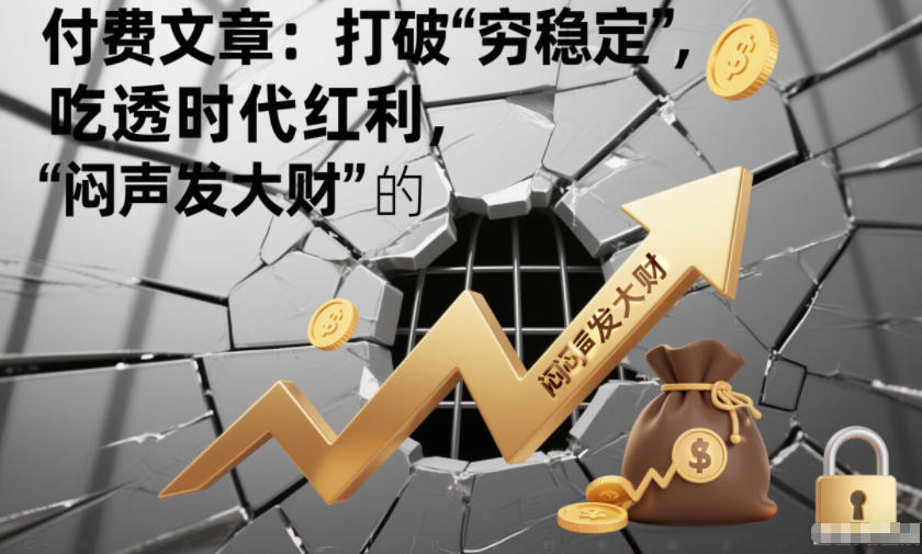 付费文章：打破“穷稳定”，吃透时代红利，“闷声发大财”的终极真谛-繁星源码网