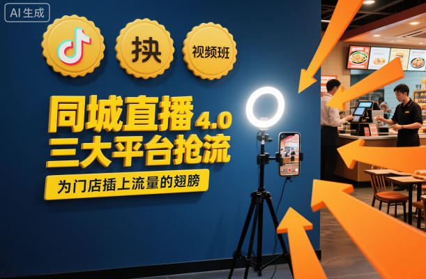 同城直播实操班4.0，三大平台抢流，为门店插上流量的翅膀-繁星源码网