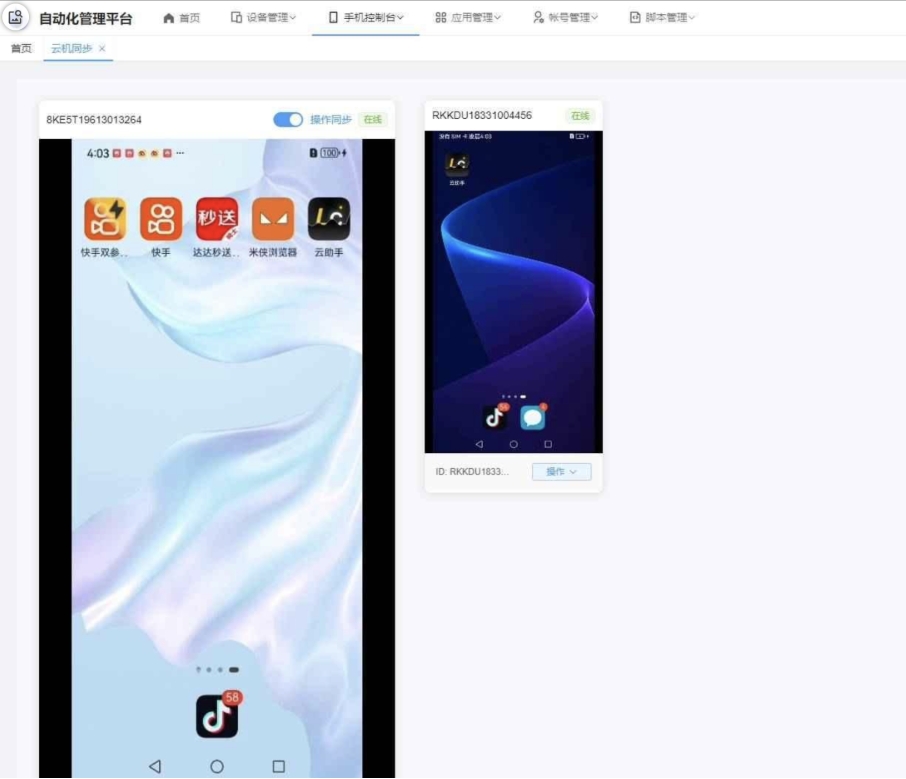 云手机群控系统源码 云手机多开群控 自动化管理程序源码-文梦源码网