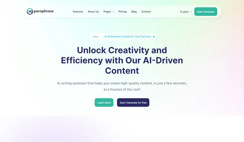 Bootstrap响应式AI写作助手官网源码-文梦源码网
