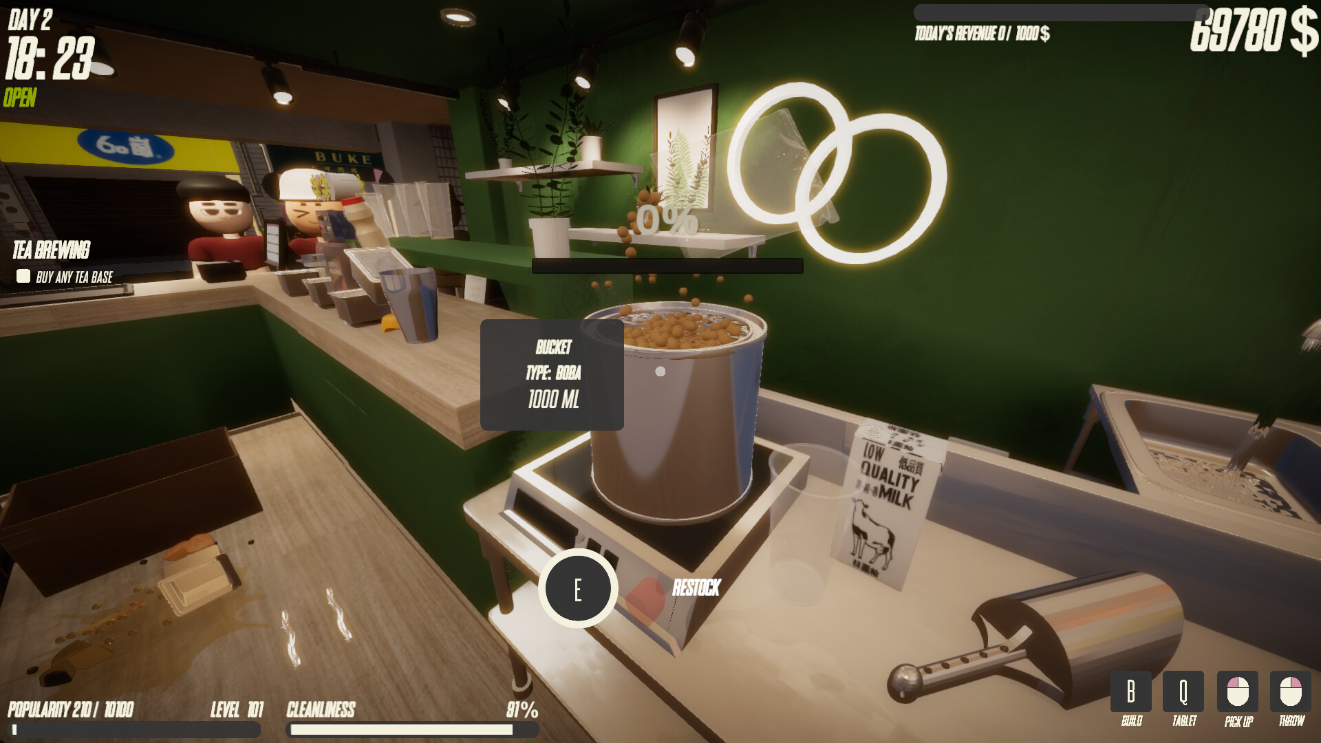 奶茶店模拟器/Boba Tea Shop Simulator-繁星源码网