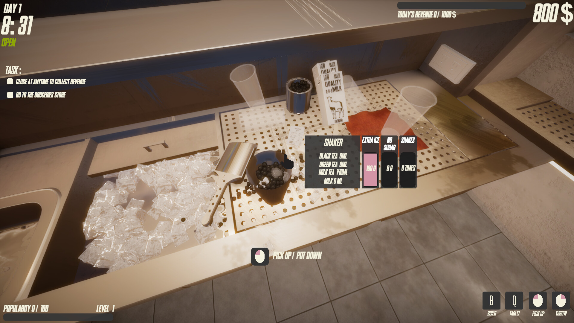 奶茶店模拟器/Boba Tea Shop Simulator