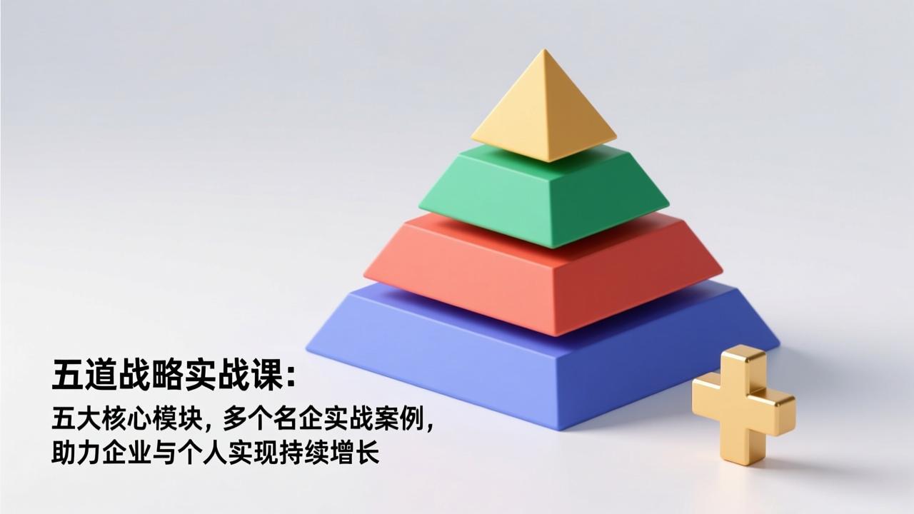 五道战略实战课：五大核心模块，多个名企实战案例，助力企业与个人实现持续增长-繁星源码网