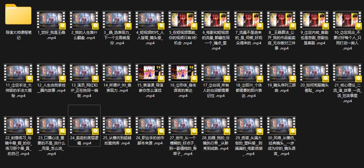 王晶大师课：流量破局-人生由我掌控-文梦源码网